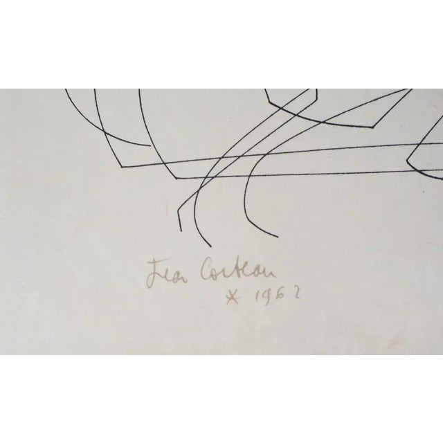 Modern Raymond Moretti and Jean Cocteau, The Birth of Venus, Original Signed Lithograph For Sale - Image 3 of 6