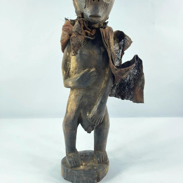 Early 20th Century Mbaka Wooden Figure For Sale - Image 4 of 8
