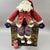 Christmas Large 1990s Handcrafted Folk Art Santa With Appliqué Felt Jacket, 27" For Sale - Image 11 of 11