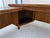 Brown 1960s Mid-Century Modern Walnut L-Shaped Executive Desk With Black Laminate Top For Sale - Image 8 of 16