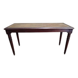 Louis XVI Caned Piano Bench For Sale