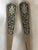 Brass Vintage Siam Engraved Sterling Silver and Brass Serving Utensils Thailand For Sale - Image 8 of 9