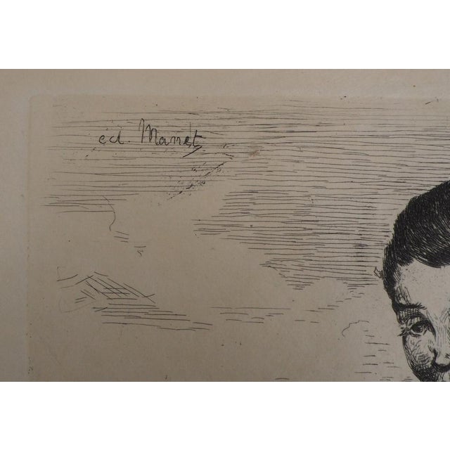 Edouard Manet The Child with the Dog, 1860/62 Original etching Signed in the plate On Japan paper 26 x 19 cm REFERENCES:...