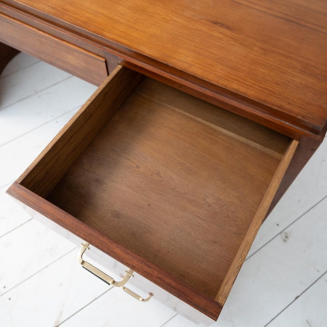 Wood French Art Deco Rosewood Desk, 1920 For Sale - Image 7 of 15