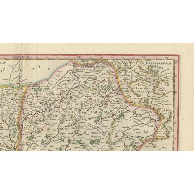 Antique Atlas Map of France from Blaeu, 1642 For Sale - Image 6 of 10