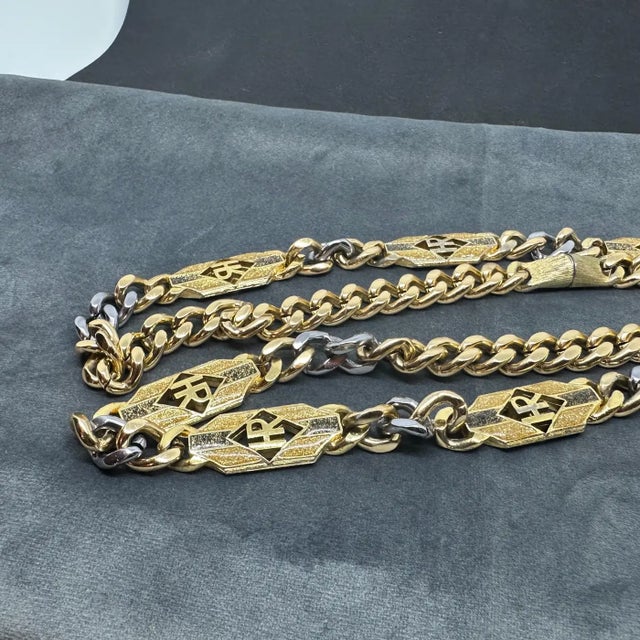1960s Costume Jewelry Long Chain by Helen Rubinstein For Sale - Image 11 of 12