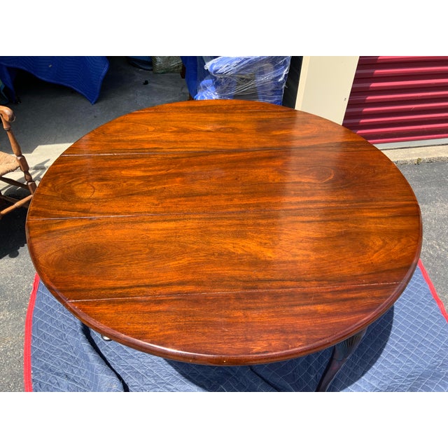 Late 18th Century Queen Anne Drop Leaf Dining Table For Sale - Image 11 of 11