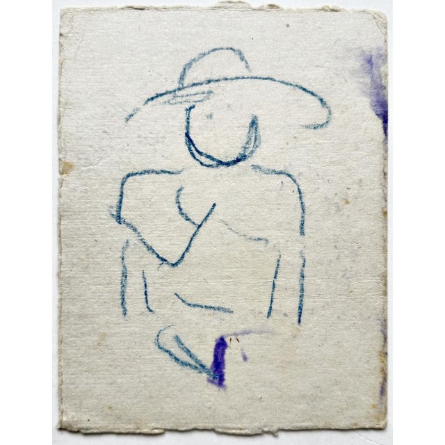 Christian Rohlfs, Berg, Colored Pencil, Certificate of Authenticity, Provenance: Paul Vogt, Essen For Sale - Image 4 of 5