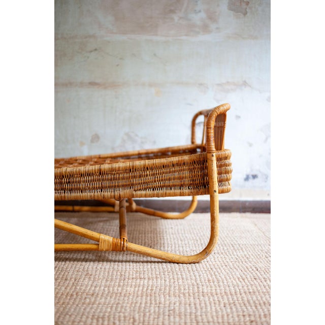 Bamboo Cane Daybed, 1960s, Set of 2 For Sale - Image 4 of 9