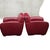 1980s A Pair of Rare Vintage Cabot Wrenn Full Grain Leather Club Chairs & Pottery Barn Ottoman For Sale - Image 5 of 12