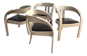 Elisa Chairs by Giovanni and Giampiero Battista Bassi for Poltronova, 1960s, Set of 4