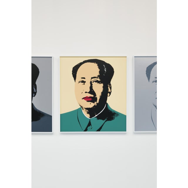 Paper Andy Warhol, Mao Portfolio, 1950s, Silkscreen, Set of 5 For Sale - Image 7 of 14