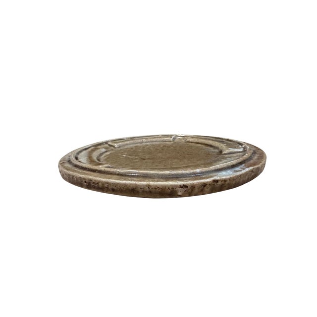 Mid 20th Century Mid-Century Studio Pottery Table Ashtray / Catchall Tray, Signed For Sale - Image 5 of 6