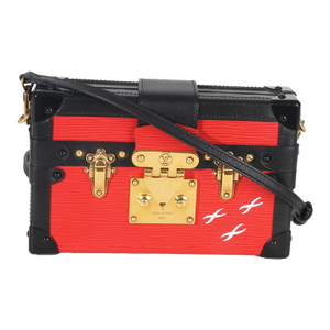 Red Black Epi Petite Malle