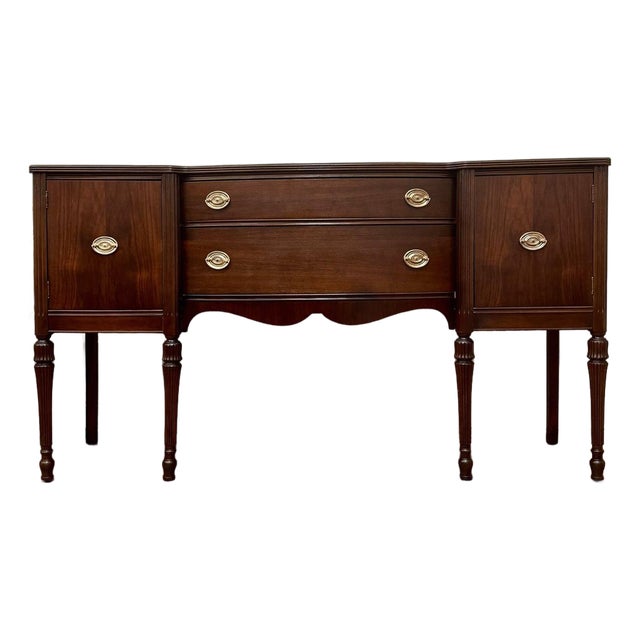 Vintage Mahogany Federal-Style Sideboard / Buffet For Sale
