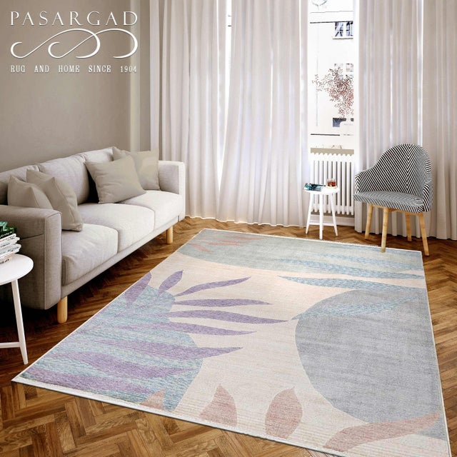 Pasargad DC Fine Hand Knotted Modern Rug For Sale - Image 4 of 4