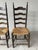 Country-Style Chairs in Walnut and Straw, 1950, Set of 2 For Sale - Image 14 of 17