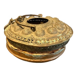 Antique Cloth Lantern (Tombak) Early 19th C For Sale