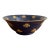 1990s Porcelain Gold and Navy Blue Bee Bowl For Sale