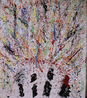 Alfredo Pizzi, Untitled Abstract, 2021, Acrylic