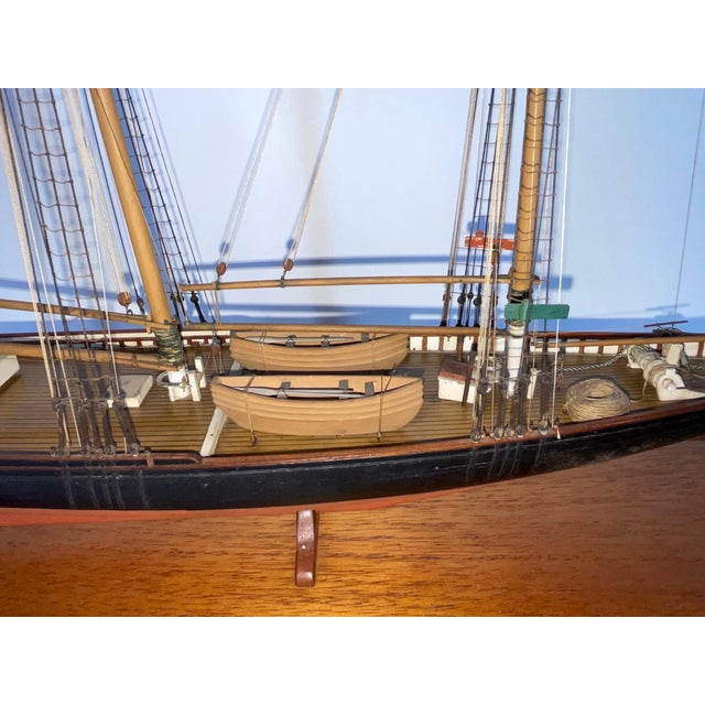Columbia Schooner Ship Model in Case For Sale - Image 11 of 12