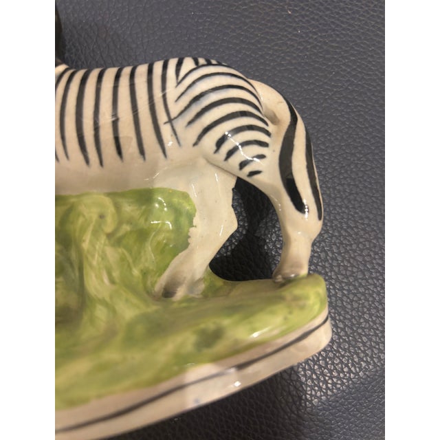 Rare Staffordshire Figure of a Zebra, Early 19th Century For Sale In Philadelphia - Image 6 of 10