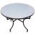 Metal 48" Moroccan Round Mosaic Table in White For Sale - Image 7 of 7