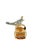 Burnt Orange Tiffany & Co. Schlumberger Citrine Bird on a Rock Diamond 18k Gold & Platinum Pin Brooch For Sale - Image 8 of 13