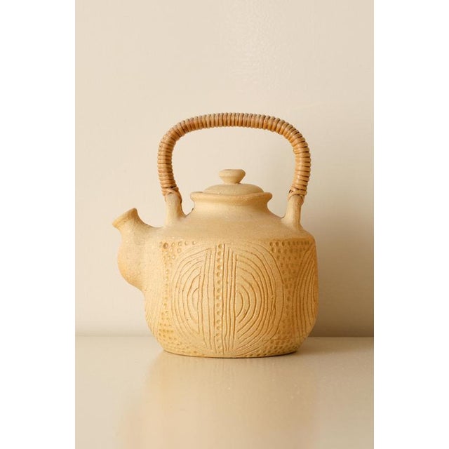 Stoneware Teapot by Signe Persson-Melin, Sweden, 1980s For Sale - Image 3 of 8