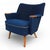 Cocktail Chair in Blue from MCM, 1950 For Sale - Image 8 of 18