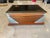 Art Deco 1930s Paul Frankl Style Art Deco Lidded Hand-Painted Geometric Cigar Box Jewelry Box For Sale - Image 3 of 8