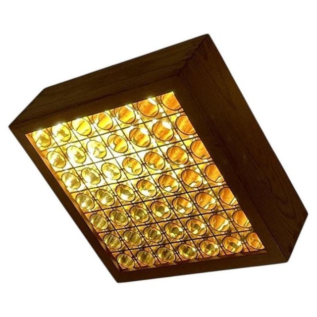 Vintage Swedish Pine Ceiling Light, 1970s For Sale - Image 15 of 15
