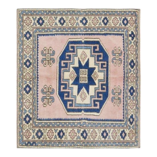 Vintage Turkish Anatolian Knotted Wool Rug, 3'1''x3'7'' For Sale