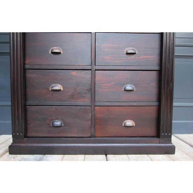 Wood French Drawer Cabinet, 1890s For Sale - Image 7 of 18
