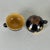 19th Century French Polkadot Demitasse Cups & Saucers Set of 3 - 6 pcs For Sale - Image 4 of 10