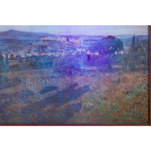 “The Fort Saint Andre in Provence” by Leon Joubert, French Barbizon Painting For Sale - Image 14 of 15