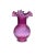 Glass 1950s Fenton Cranberry Swirl Vase For Sale - Image 7 of 7