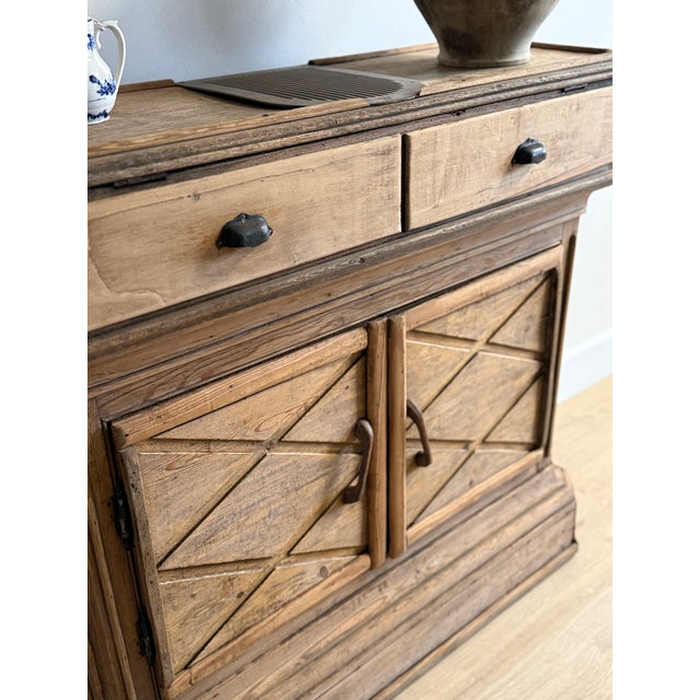 Antique French Pine Shop Counter For Sale In Denver - Image 6 of 7