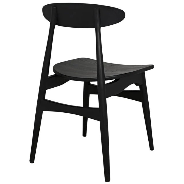 Mid-Century Modern Surf Chair, Charcoal Black For Sale - Image 3 of 6