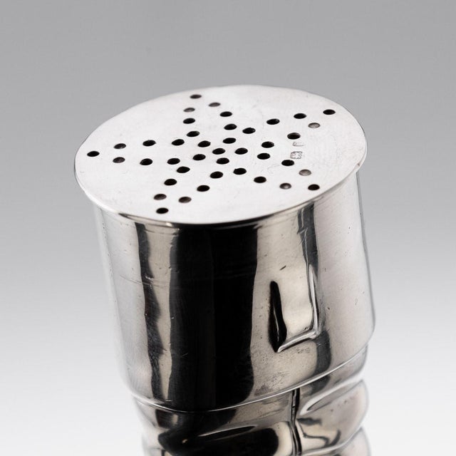 Antique 20th Century English Silver Novelty Jockey Condiment Set, 1908, Set of 6 For Sale - Image 13 of 18