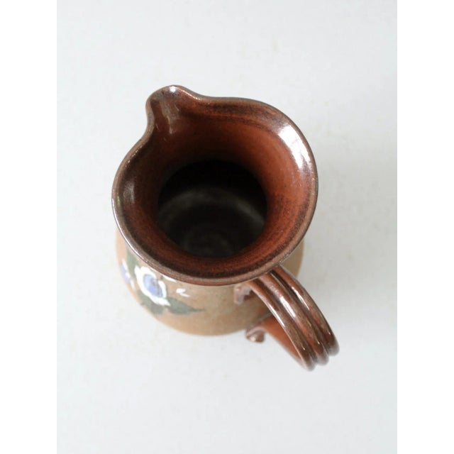 Ceramic Vintage Studio Pottery Pitcher For Sale - Image 7 of 12