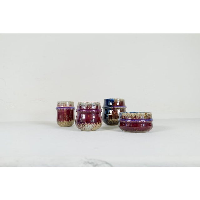 Mid-Century Modern Ceramic Pieces by Sylvia Leuchovius for Rörstrand, 1960s, Set of 4 For Sale - Image 3 of 11