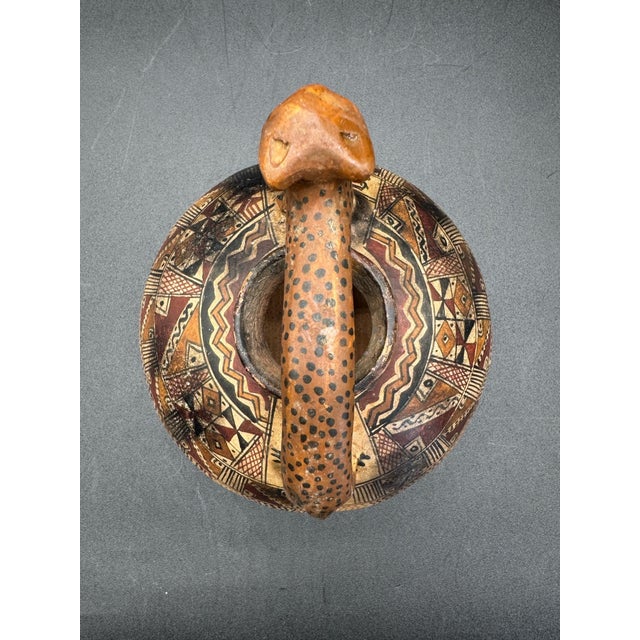 Pre-Colombian Peruvian Stirrup Spout Ceramic Vessel For Sale - Image 11 of 14