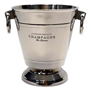 French Silver-Plated Champagne Cuvee Cooler For Sale