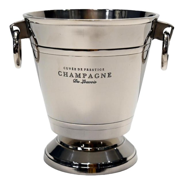 French Silver-Plated Champagne Cuvee Cooler For Sale