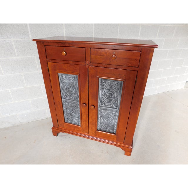 Bob Timberlake Lexington Furniture Cherry Kitchen Pie Safe For Sale - Image 9 of 18