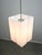 Vintage Italian Acrylic Glass Tower Pendant Lamp For Sale - Image 4 of 16