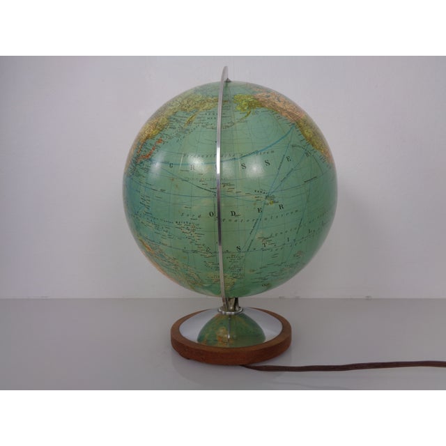 Vintage Illuminated Duo Glass Globe by Paul Oestergaard for Columbus, Germany, 1950s For Sale - Image 6 of 18