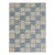 Modern Scandinavian Style Handmade Wool Rug in Beige With Geometric Pattern For Sale