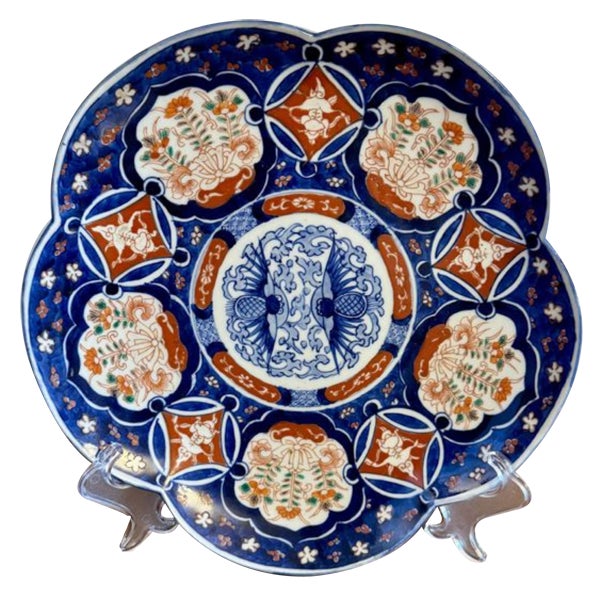 Antique Japanese Imari Plate, 1900s For Sale